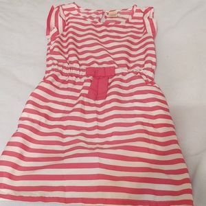 Faded Glory kids pink striped dress